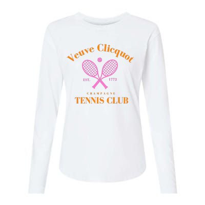 Tennis Club Est 1772 Womens Cotton Relaxed Long Sleeve T-Shirt