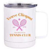 Tennis Club Est 1772 12 oz Stainless Steel Tumbler Cup