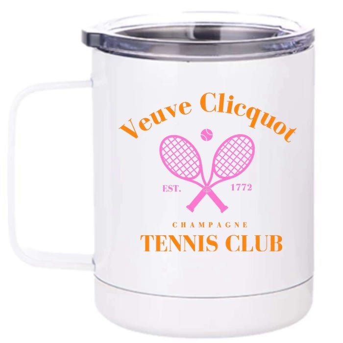 Tennis Club Est 1772 12 oz Stainless Steel Tumbler Cup