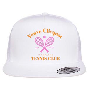 Tennis Club Est 1772 Flat Bill Trucker Hat