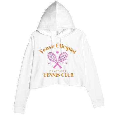 Tennis Club Est 1772 Crop Fleece Hoodie