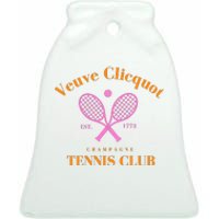 Tennis Club Est 1772 Ceramic Bell Ornament