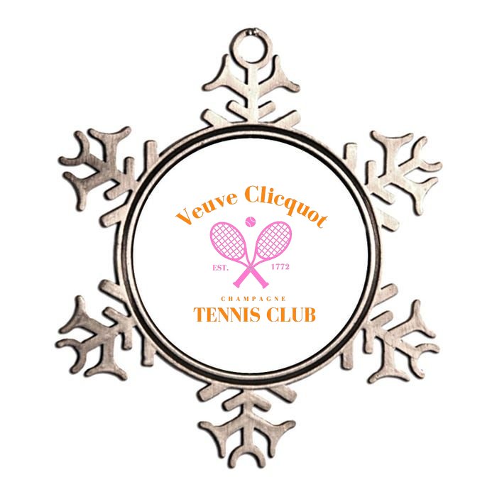 Tennis Club Est 1772 Metallic Star Ornament