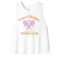 Tennis Club Est 1772 Women's Racerback Cropped Tank