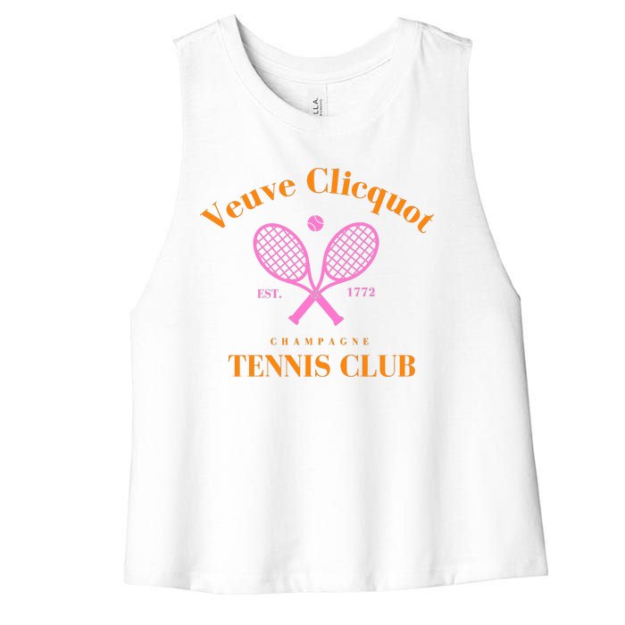 Tennis Club Est 1772 Women's Racerback Cropped Tank