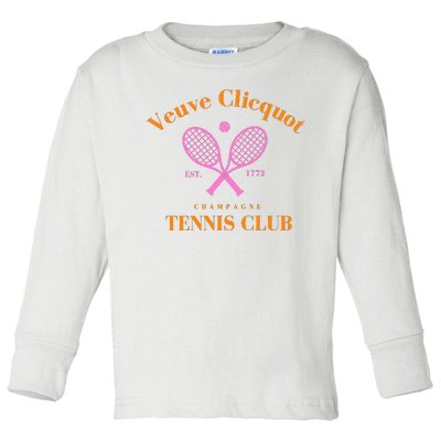 Tennis Club Est 1772 Toddler Long Sleeve Shirt