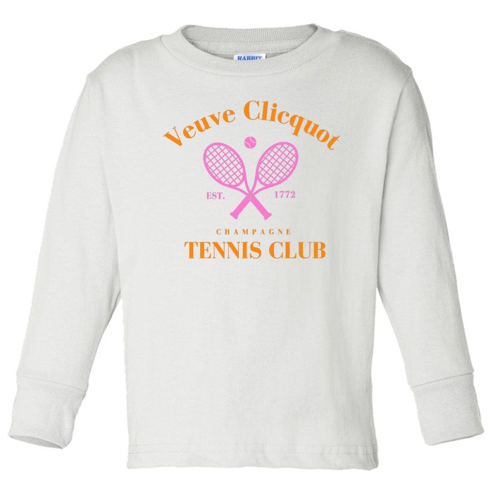 Tennis Club Est 1772 Toddler Long Sleeve Shirt