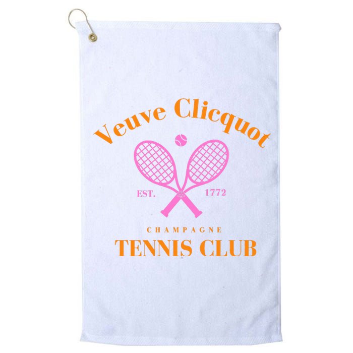 Tennis Club Est 1772 Platinum Collection Golf Towel