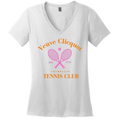 Tennis Club Est 1772 Women's V-Neck T-Shirt