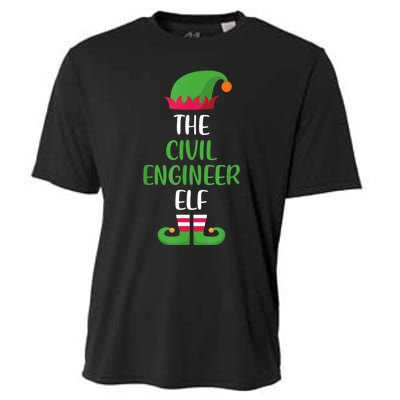 The Civil Engineer Elf Christmas Family Matching Cooling Performance Crew T-Shirt