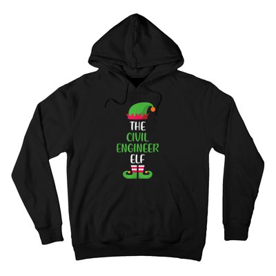 The Civil Engineer Elf Christmas Family Matching Hoodie