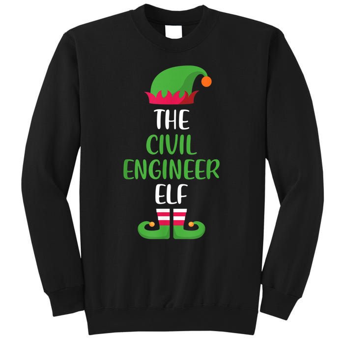 The Civil Engineer Elf Christmas Family Matching Sweatshirt