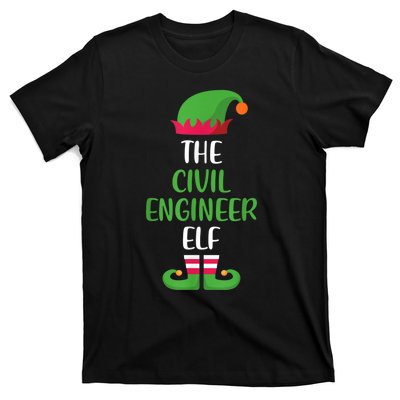 The Civil Engineer Elf Christmas Family Matching T-Shirt