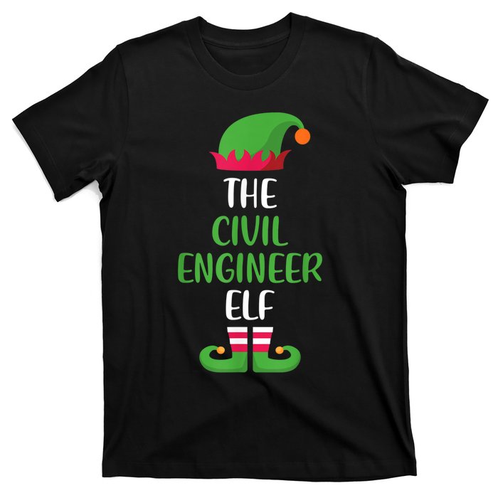 The Civil Engineer Elf Christmas Family Matching T-Shirt