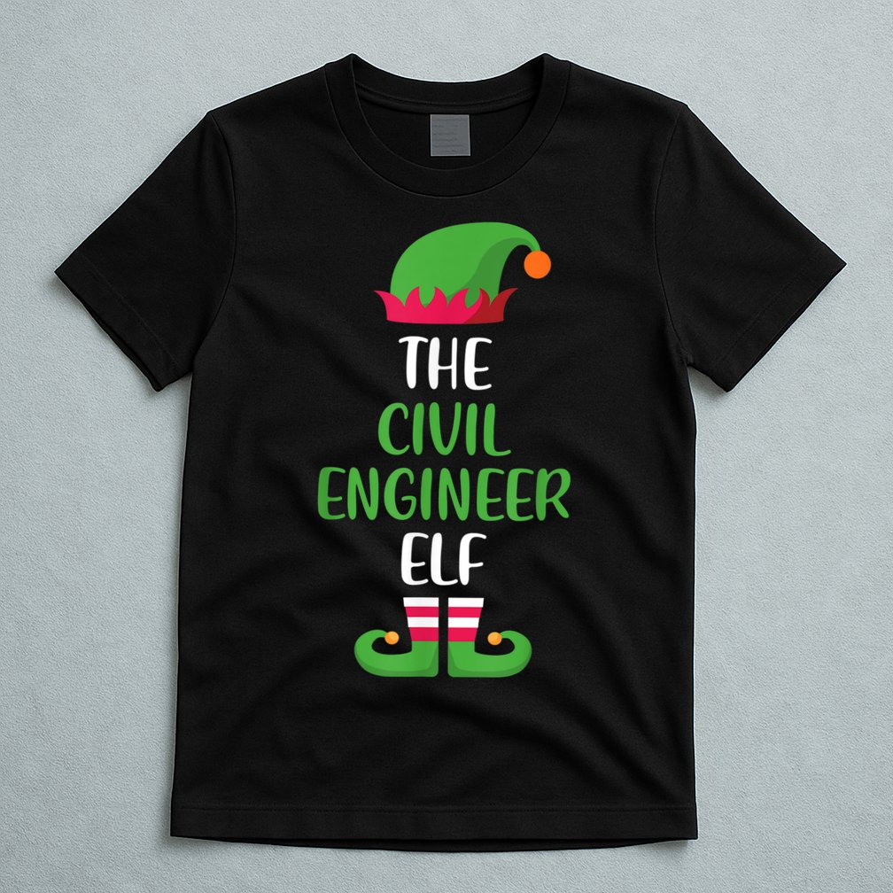 The Civil Engineer Elf Christmas Family Matching T-Shirt
