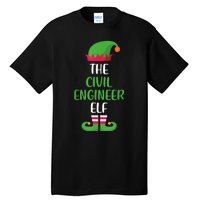 The Civil Engineer Elf Christmas Family Matching Tall T-Shirt