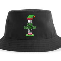 The Civil Engineer Elf Christmas Family Matching Sustainable Bucket Hat