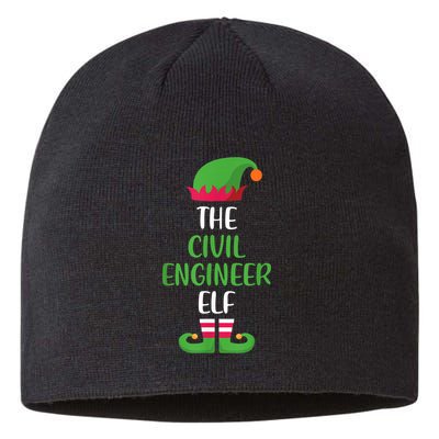 The Civil Engineer Elf Christmas Family Matching Sustainable Beanie