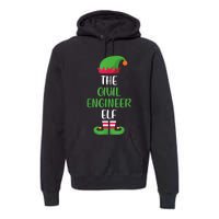 The Civil Engineer Elf Christmas Family Matching Premium Hoodie