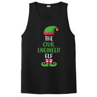 The Civil Engineer Elf Christmas Family Matching PosiCharge Competitor Tank