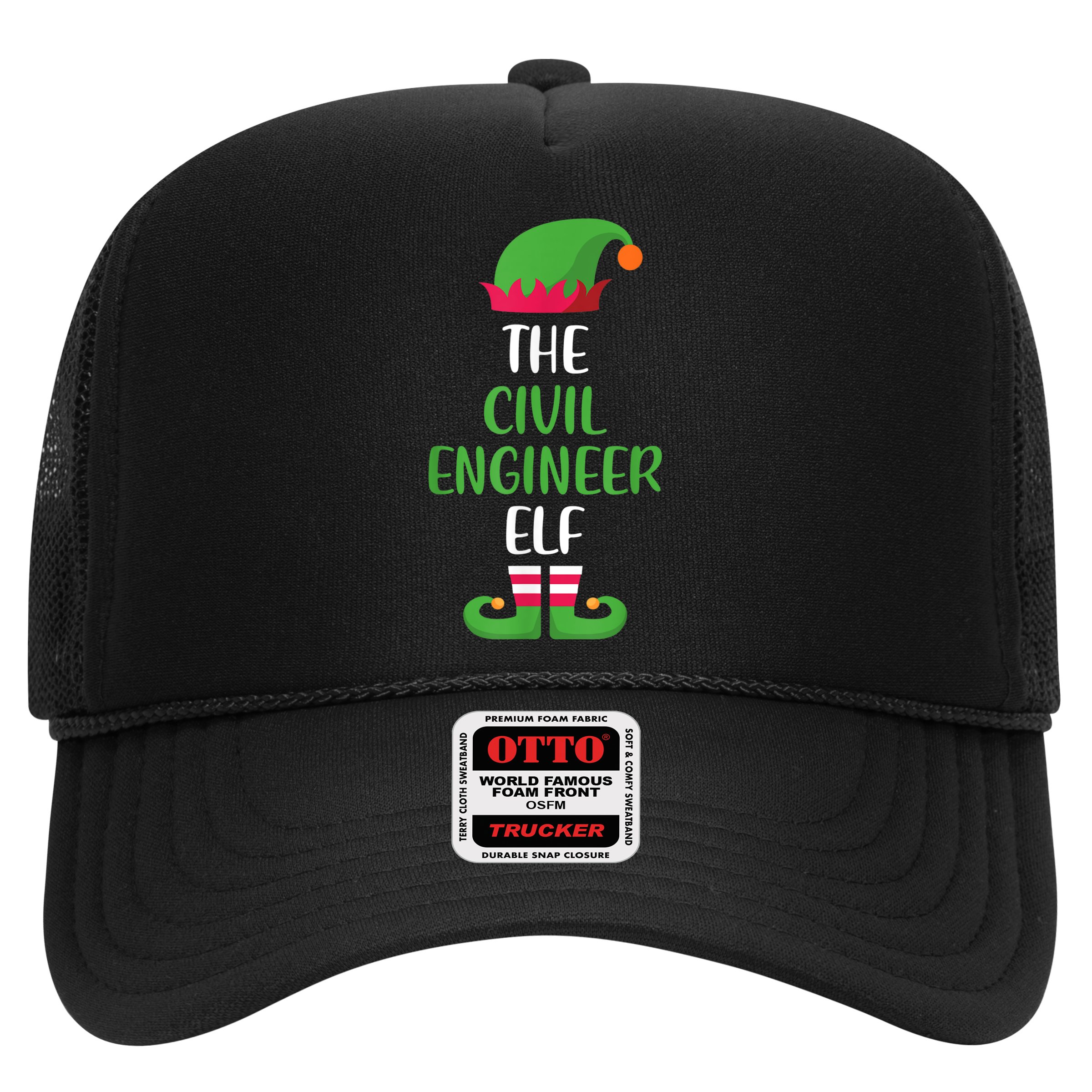 The Civil Engineer Elf Christmas Family Matching Hat