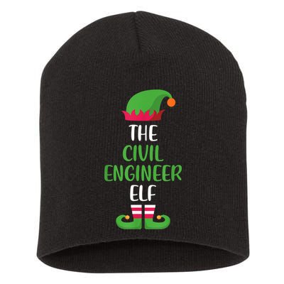 The Civil Engineer Elf Christmas Family Matching Short Acrylic Beanie