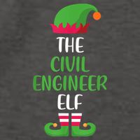 The Civil Engineer Elf Christmas Family Matching Vector Backpack