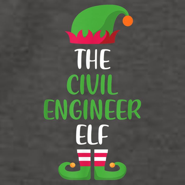 The Civil Engineer Elf Christmas Family Matching Vector Backpack