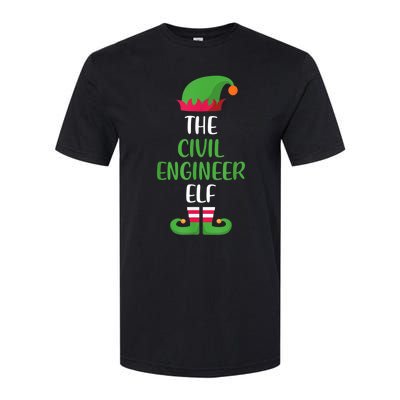 The Civil Engineer Elf Christmas Family Matching Softstyle CVC T-Shirt