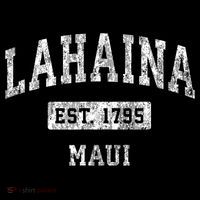 This Classic Established Lahaina Hawaii Shirts Features A Traditional Distressed Sustainable Bucket Hat