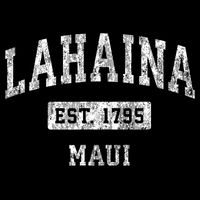 This Classic Established Lahaina Hawaii Shirts Features A Traditional Distressed 16 in Basic Backpack