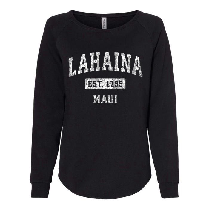 This Classic Established Lahaina Hawaii Shirts Features A Traditional Distressed Womens California Wash Sweatshirt