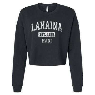 This Classic Established Lahaina Hawaii Shirts Features A Traditional Distressed Cropped Pullover Crew