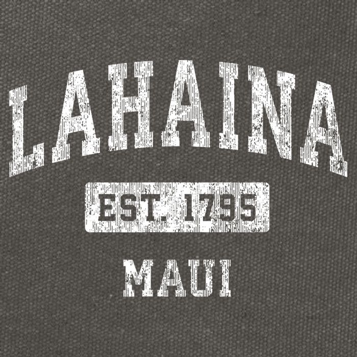This Classic Established Lahaina Hawaii Shirts Features A Traditional Distressed Cotton Canvas Backpack
