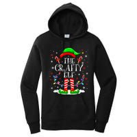 The Crafty Elf Funny Xmas Elf Matching Family Christmas Women's Pullover Hoodie