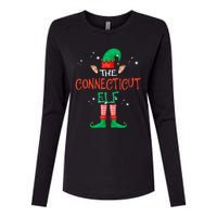 The Connecticut Elf Matching Family Group Christmas Womens Cotton Relaxed Long Sleeve T-Shirt