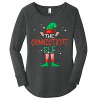 The Connecticut Elf Matching Family Group Christmas Women's Perfect Tri Tunic Long Sleeve Shirt