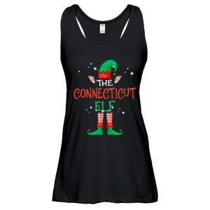 The Connecticut Elf Matching Family Group Christmas Ladies Essential Flowy Tank