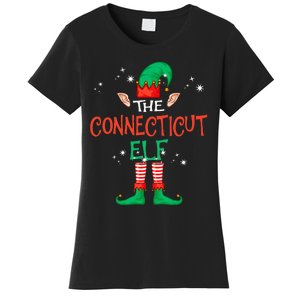 The Connecticut Elf Matching Family Group Christmas Women's T-Shirt