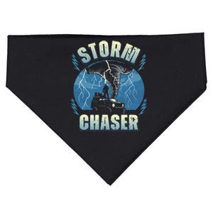 Tornado Chaser Extreme Weather Meteorologist Hunter Off Road USA-Made Doggie Bandana