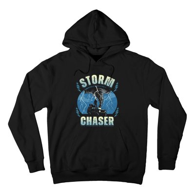 Tornado Chaser Extreme Weather Meteorologist Hunter Off Road Hoodie