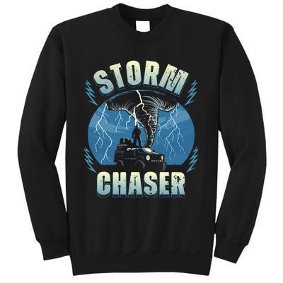 Tornado Chaser Extreme Weather Meteorologist Hunter Off Road Sweatshirt