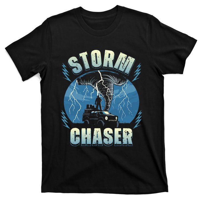 Tornado Chaser Extreme Weather Meteorologist Hunter Off Road T-Shirt