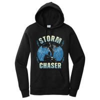 Tornado Chaser Extreme Weather Meteorologist Hunter Off Road Women's Pullover Hoodie