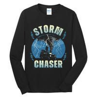 Tornado Chaser Extreme Weather Meteorologist Hunter Off Road Tall Long Sleeve T-Shirt