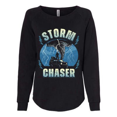 Tornado Chaser Extreme Weather Meteorologist Hunter Off Road Womens California Wash Sweatshirt