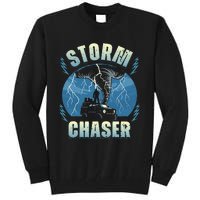 Tornado Chaser Extreme Weather Meteorologist Hunter Off Road Tall Sweatshirt