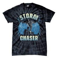 Tornado Chaser Extreme Weather Meteorologist Hunter Off Road Tie-Dye T-Shirt