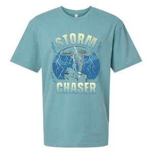 Tornado Chaser Extreme Weather Meteorologist Hunter Off Road Sueded Cloud Jersey T-Shirt