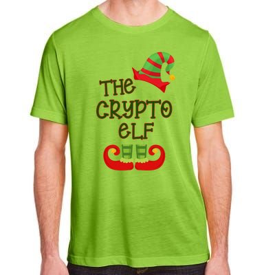 The Crypto Elf Funny Family Matching Christmas Adult ChromaSoft Performance T-Shirt